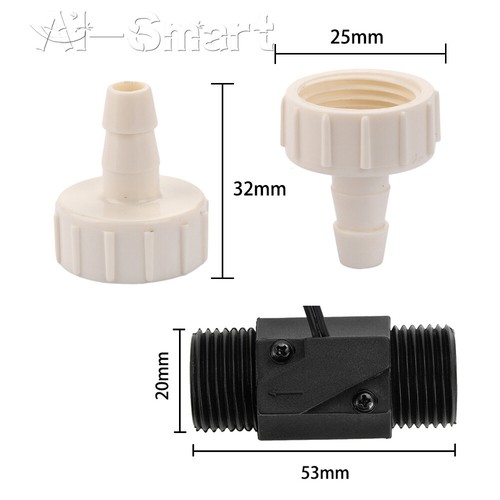 1/2" Piston Water Flow Sensor Water Flow Control Switch for circulation control - Picture 5 of 39