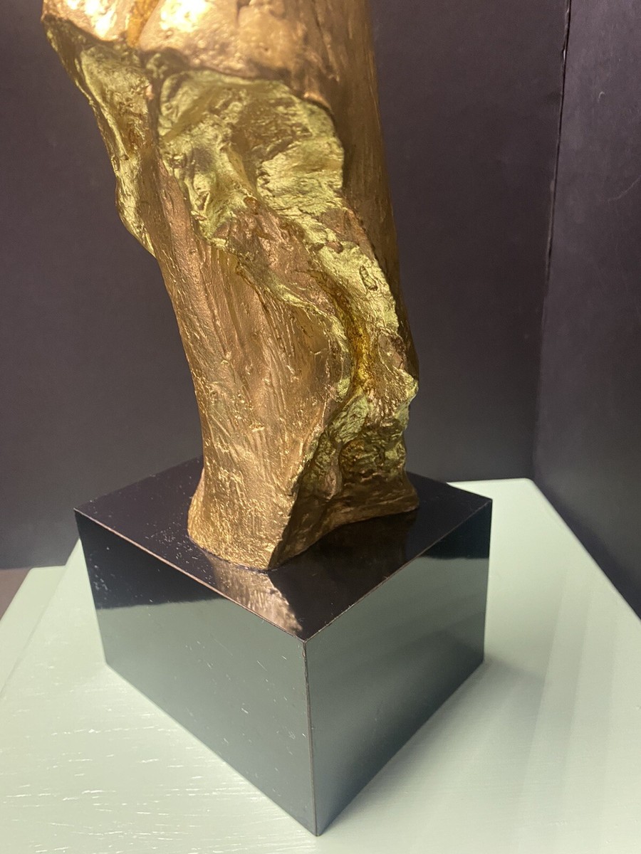 Original Austin Prod Inc 1980 Gold Lady Sculpture | eBay