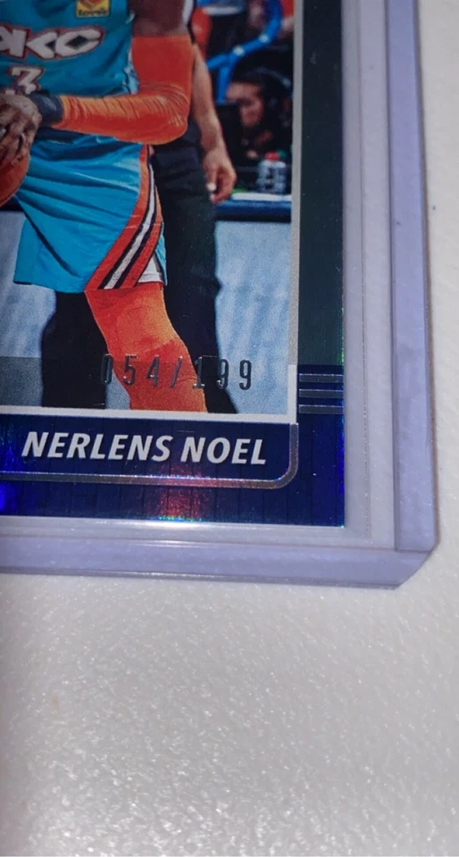 2019-20 NBA Hoops Premium Stock Nerlens Noel Silver /199 #108 - Image 2 of 4