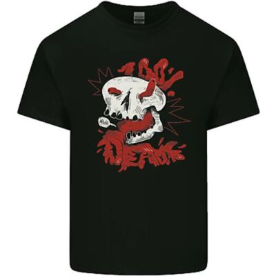 Gildan I'm Dead Inside Skull Gothic Emo Herren T-Shirt Baumwolle Black