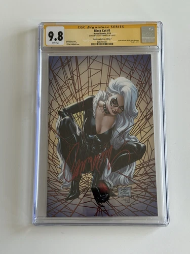 Black Cat #1 Virgin Variant  CGC 9.8 Signed J. Scott Campbell 2019 Edition F