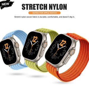 Woven Nylon Breathable Band for Apple Watch 11 10 9 8 7 6 5 4 3 2 SE/Ultra 49mm
