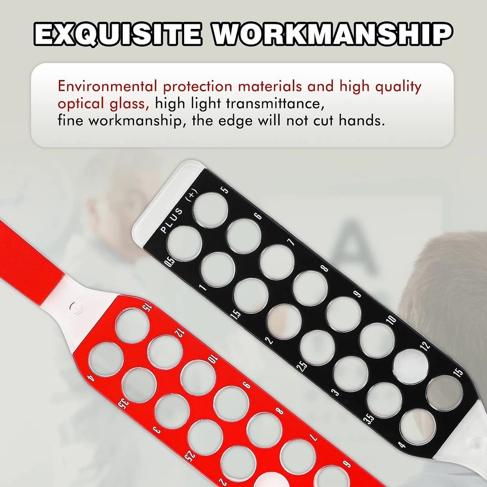 2 Pack 32 Lenses Optical Retinoscopy Rack Lens Set for Quick ...