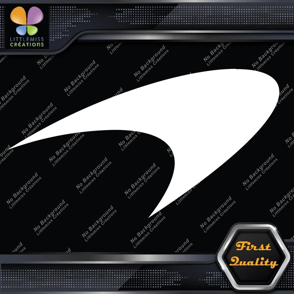 Compatible McLaren Cars Logo Only Luxury Performance Cars Vinyl Decals Stickers Foto 4 de 4