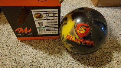 Motiv Supra Clutch Bowling Ball 1st Quality | 14 Pounds | 2.7