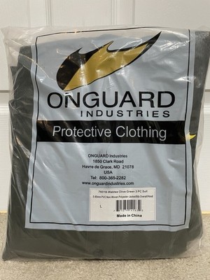 ONGUARD Industries Webtex 3-Piece Protective Rain Suit - Large -Brand new