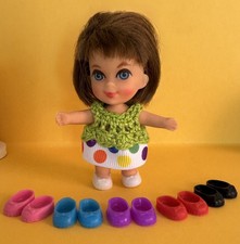 6 PAIR DOLL SHOES for 2.5 CHUBBY LIDDLE KIDDL...