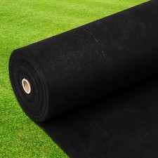 US Woven Landscape Fabric 4x300FT Weed Fabric Barrier 2-Layer Weed Gardening Mat