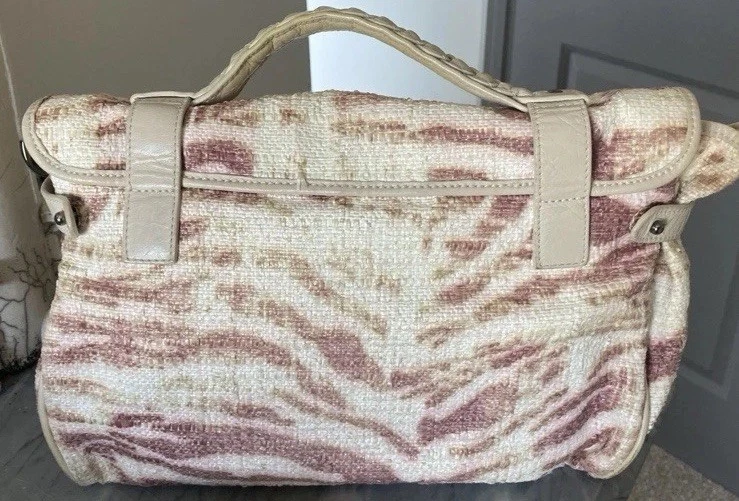 Mulberry Regular Alexa Raffia Trippy Tiger Gunmetal Hardware - Image 4 of 4