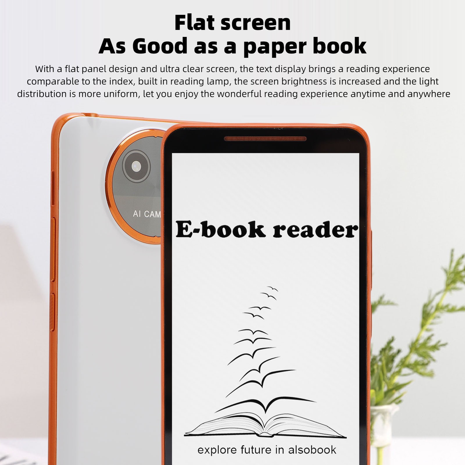 E Book Reader For 5.7 Inch 1G And 8G HD Capacitive WiFi PDF