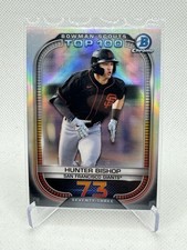 2021 Bowman Chrome #BTP-73 Hunter Bishop Top 100 Refractor