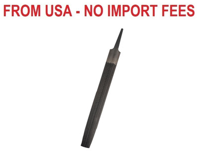 1 Pack Half Round Metal File, Small Sharpening File, 6 Inch Hand File Tools for 