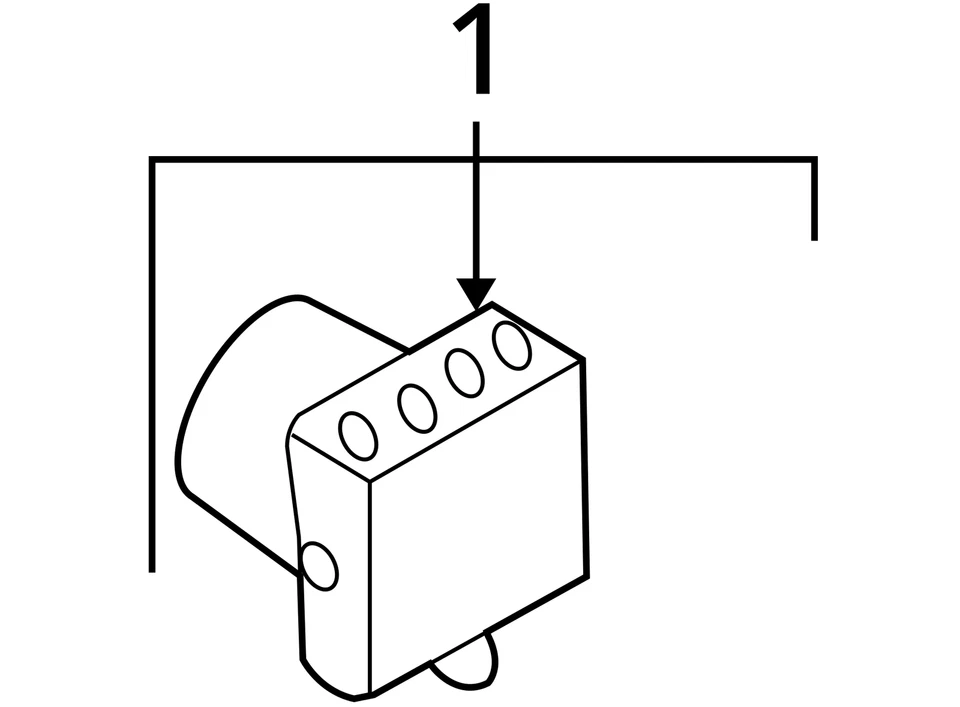 Módulo de control de bomba ABS Ford Taurus 2013-2014 DNYB7 Foto 4 de 4