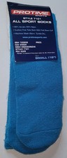 Teal YOUTH SPORTS SOCKS soccer football baseball size Small 18"