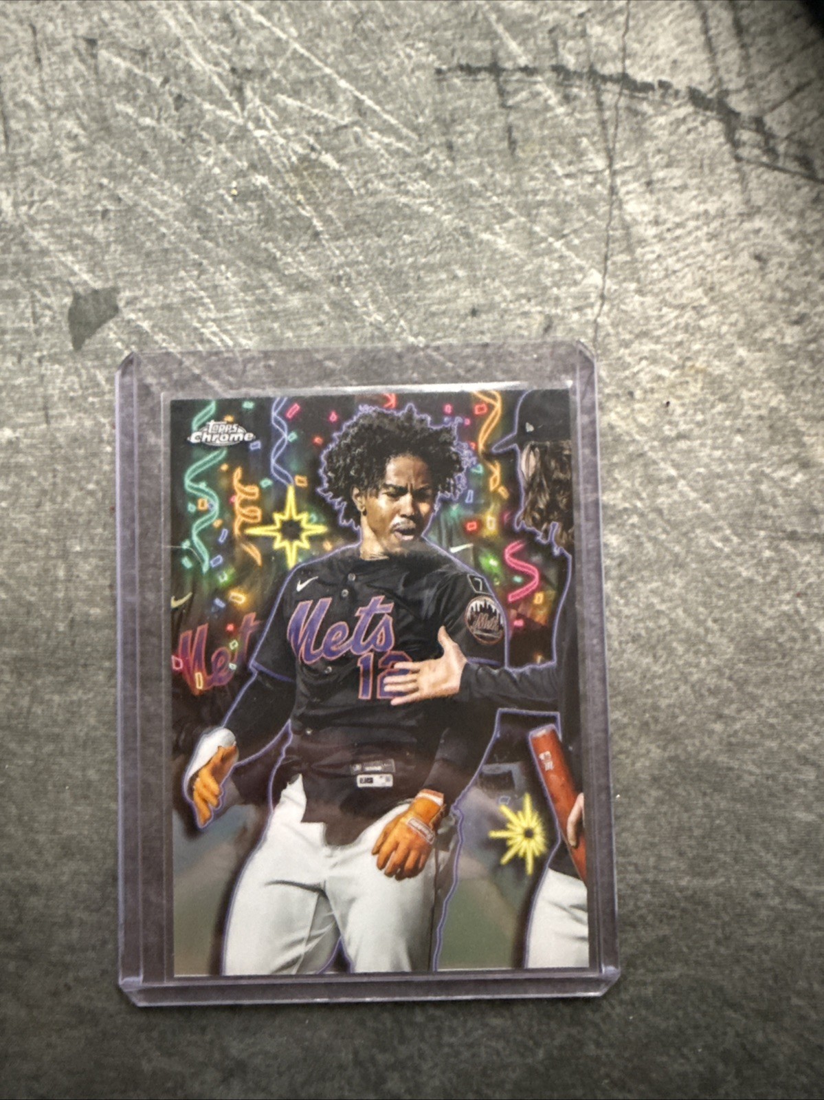 2025 Topps Chrome Update Francisco Lindor Celebracion #CT-13 New York Mets SSP