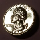 🟅 1960 BU PROOF 90% Silver Wash. 25¢ 66-Year-Old Coin