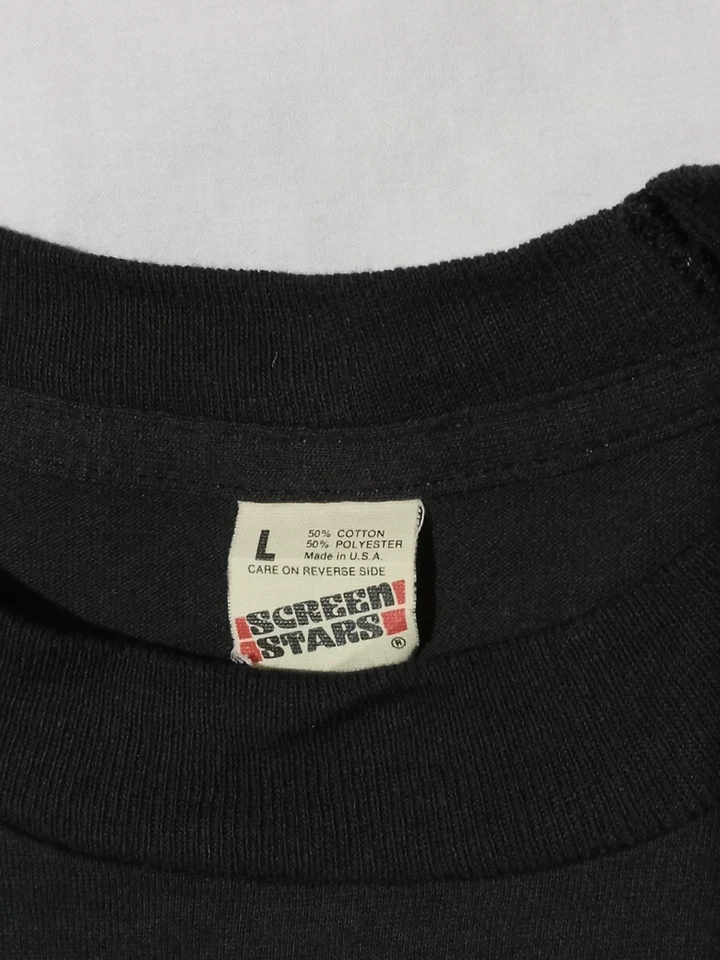 Vintage 90s Sting NWO Wrestling T-shirt Sz L Screen Stars Original Made In USA - Image 4 of 4