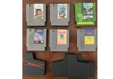 Nintendo NES games Contra, Super Contra, Double Dragon II **loose, tested work**