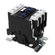 _AC Contactor 220V 3P 1NO 1NC Auxiliary 3NO Main Rail Mount Silver Contact Low