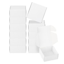 2.5x2.5x1.2" Paper Soap Box, 40 Pack Soap Boxes Square, White