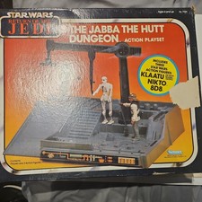 Star Wars The Jabba Hutt Dungeon--with Box Instructions & figures