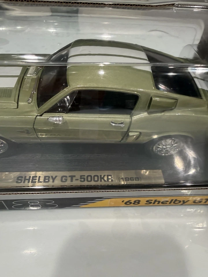 1/18 Scale 1968 Ford Mustang Shelby GT 500 KR American muscle Diecast Car NIB - Image 4 of 4