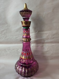 I Dream of Jeannie hand painted replica glass bottle with cushions inside