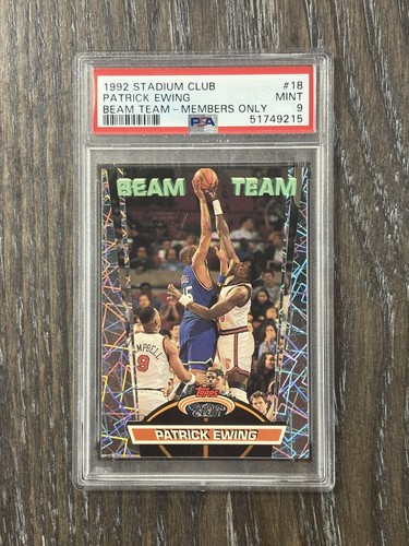 Patrick Ewing [Members Only] #18 1992 Stadium Club Beam Team card