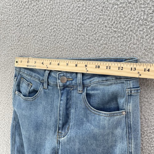 FSY Collection Jeans Damen mittelblau gerade Modedesign Korea super cool - Bild 11 von 13