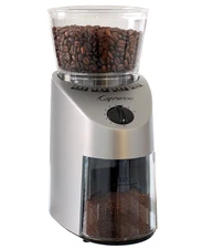 Capresso Infinity Conical Burr Grinder - Stainless Finish