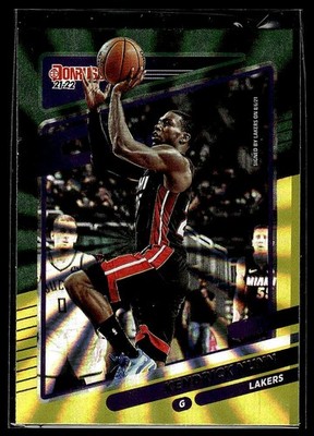 Kendrick Nunn 2021-22 Donruss VARIANT GREEN & YELLOW LASER #84