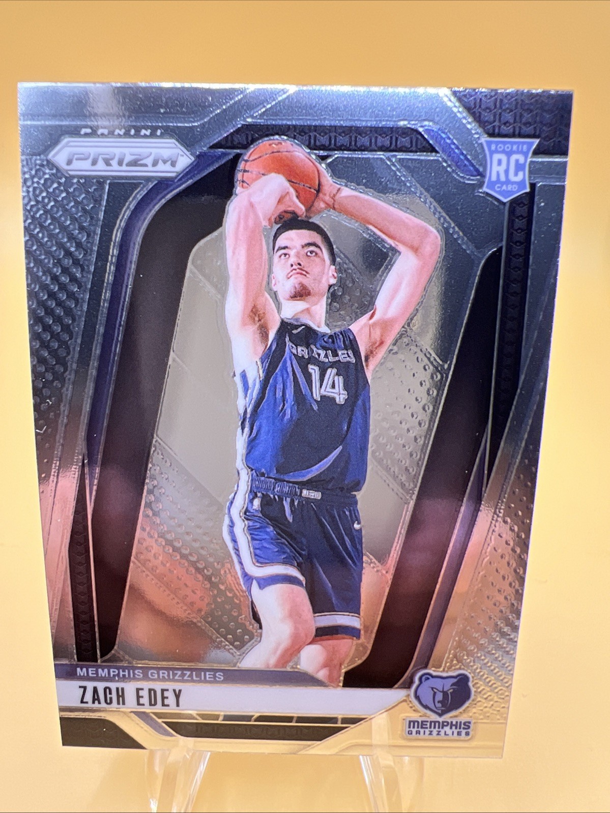 2024-25 Panini Prizm #249 Zach Edey RC Rookie Memphis Grizzlies