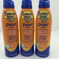Banana Boat Ultra Sport Clear Spray Sunscreen SPF 50+ – 6 oz Each, 3-Pack 2026 3.54 per gallon