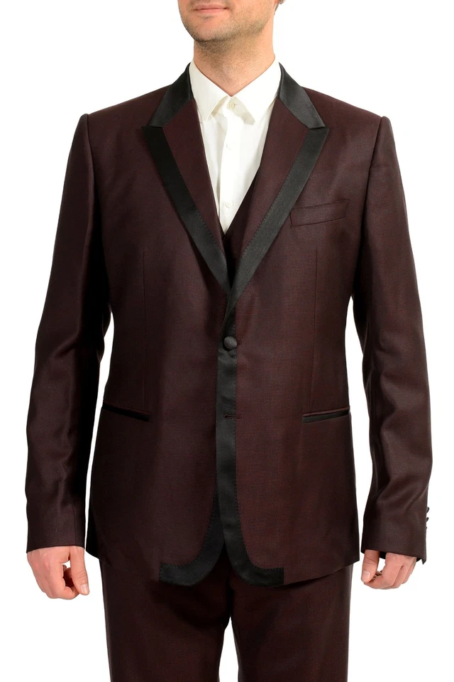 Traje Dolce & Gabbana Hombre Lana Seda Tres Piezas Dos Botones US 46 IT 56 Foto 4 de 4