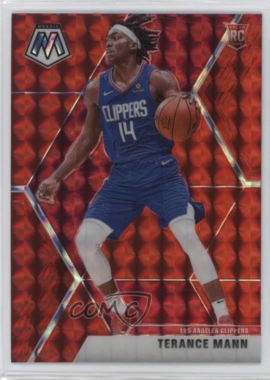 2019-20 Panini Mosaic Rookies Red Prizm Terance Mann #246 0wp8
