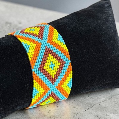 Echte Miyuki Ethnisch Vintage Glas Perlen Armbänder 35mm Schmuck Boho Luxus