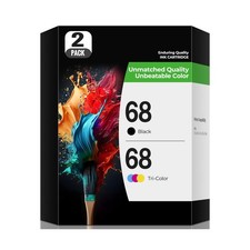 68 Ink Cartridges for Envy 6555e 6155e Ink Compatible with HP 68 Black Color ...