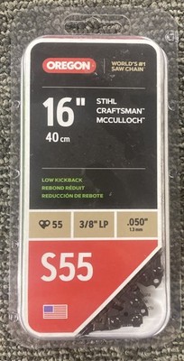 Oregon S55 Chainsaw Chain for 16 in Bar HCS55-22B