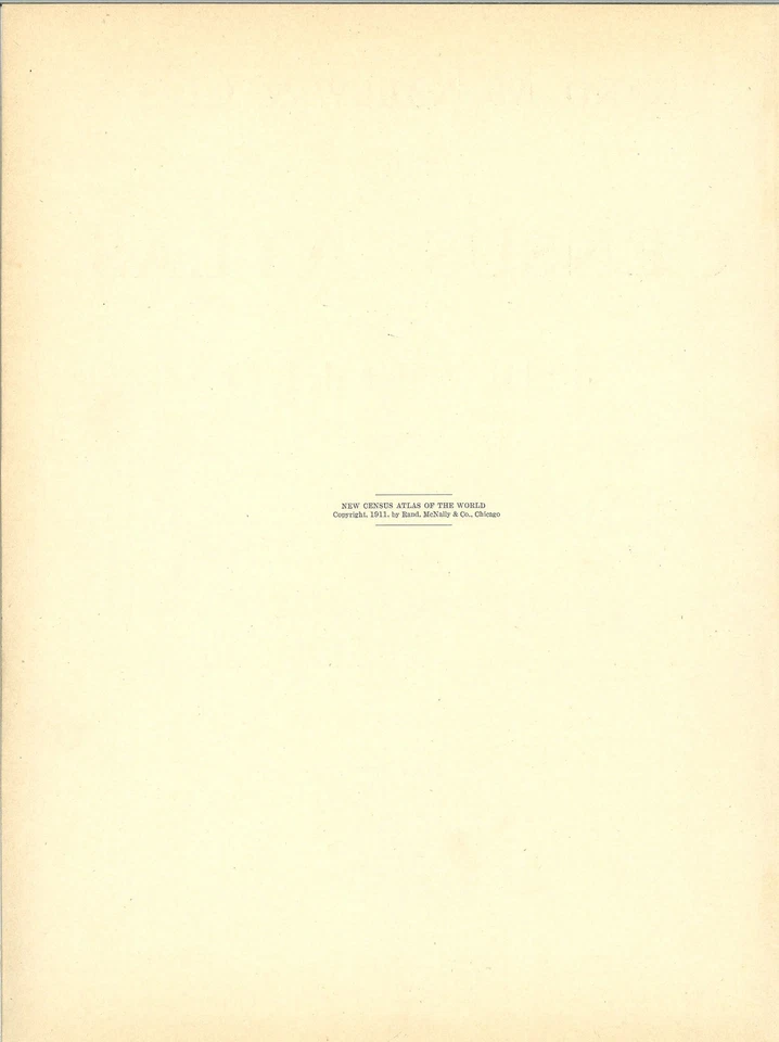 1908 / 1910 "Green" Map of the WEST INDIES fm 1911 New Census Atlas SEE DESCRIP - Image 3 of 3