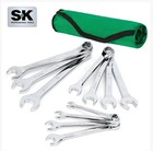 Sk Professional Tools 11 Piece 6 Point Metric Wrench Set - SuperKrome