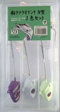 [Set of 6] Hairtail Tenya Double Hook 40 Size Tenya Hairtail with Case 3 Colors