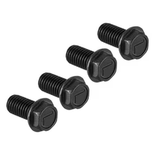 Uxcell Metric M7X16Mm Hex Flange Bolts Left Hand Thread 8.8 Grade Carbon Steel B