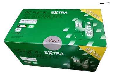 GC Fuji IX GP Extra A2 Caps Glass Ionomer Posterior Restorative Cement 50/pk( FS