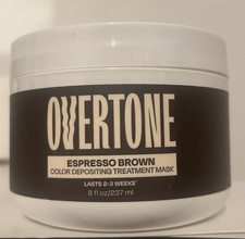 Overtone Color Depositing Semi-Permanent Hair Dye Conditioner Espresso Brown