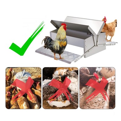 Automatic Chicken Feeder Waterproof Poultry Feeder for Chickens Geese Ducks