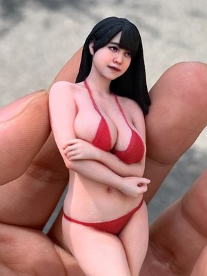 1/18 1/16 1/12 Large Bust Bikini Beauty Scene Miniatures Figures Model For Cars