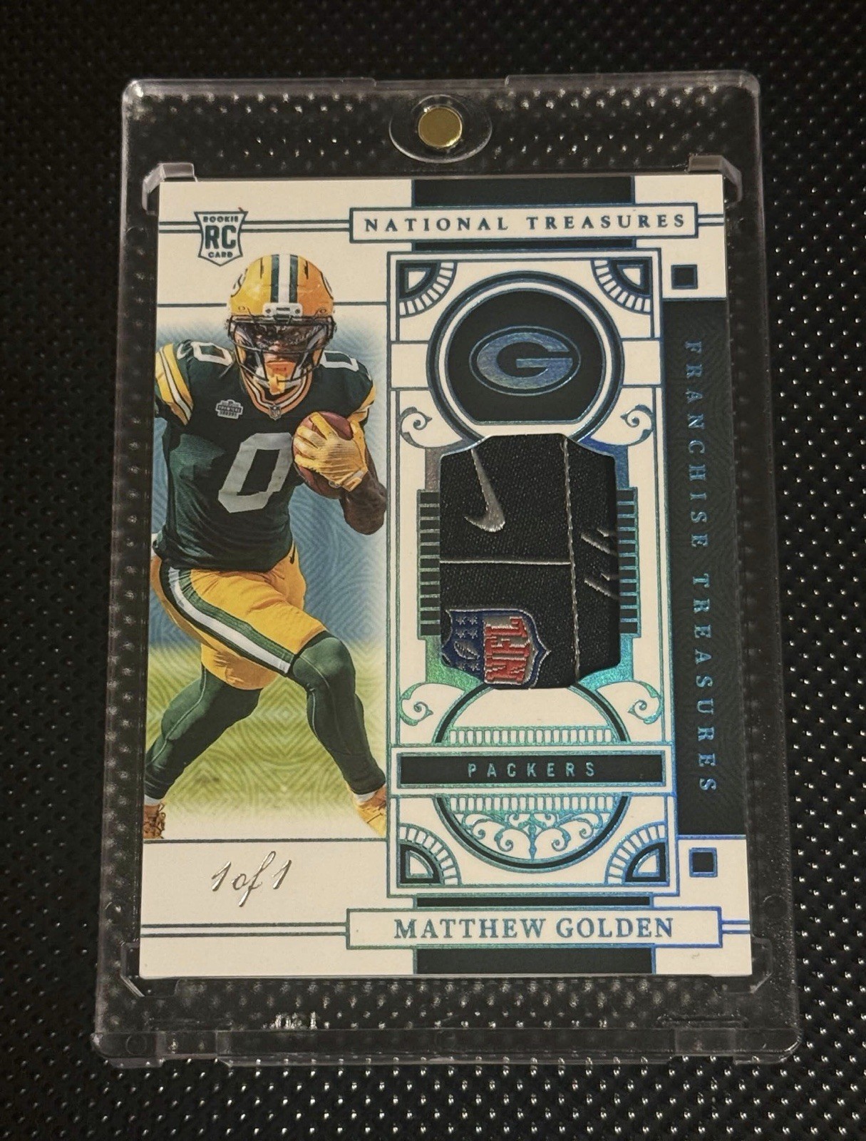 2025 Panini National Treasures - Franchise Treasures Matthew Golden #FTR-MGN 1/1