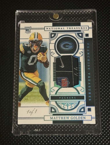 2025 Panini National Treasures - Franchise Treasures Matthew Golden #FTR-MGN 1/1