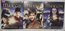 Lot of 3 Merlin: The Complete First Second And Third Seasons 1, 2, 3 DVD