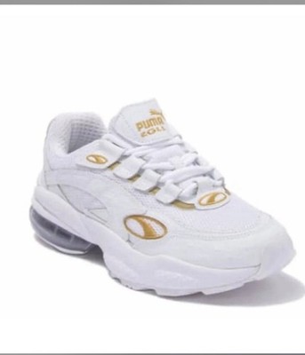 Puma Venom Sneakers White & Gold Women s Size 8 1/2 NIB